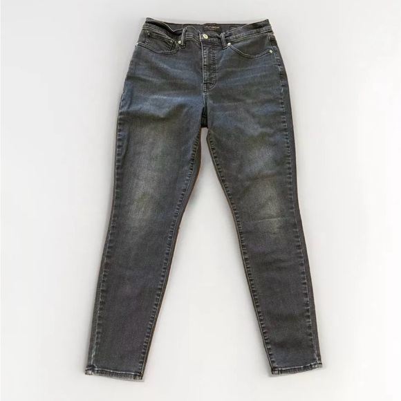 Lucky Brand Denim - Lucky Jeans Womens 14/32 High Rise Skinny Bridgette Ankle Dark Wash Denim